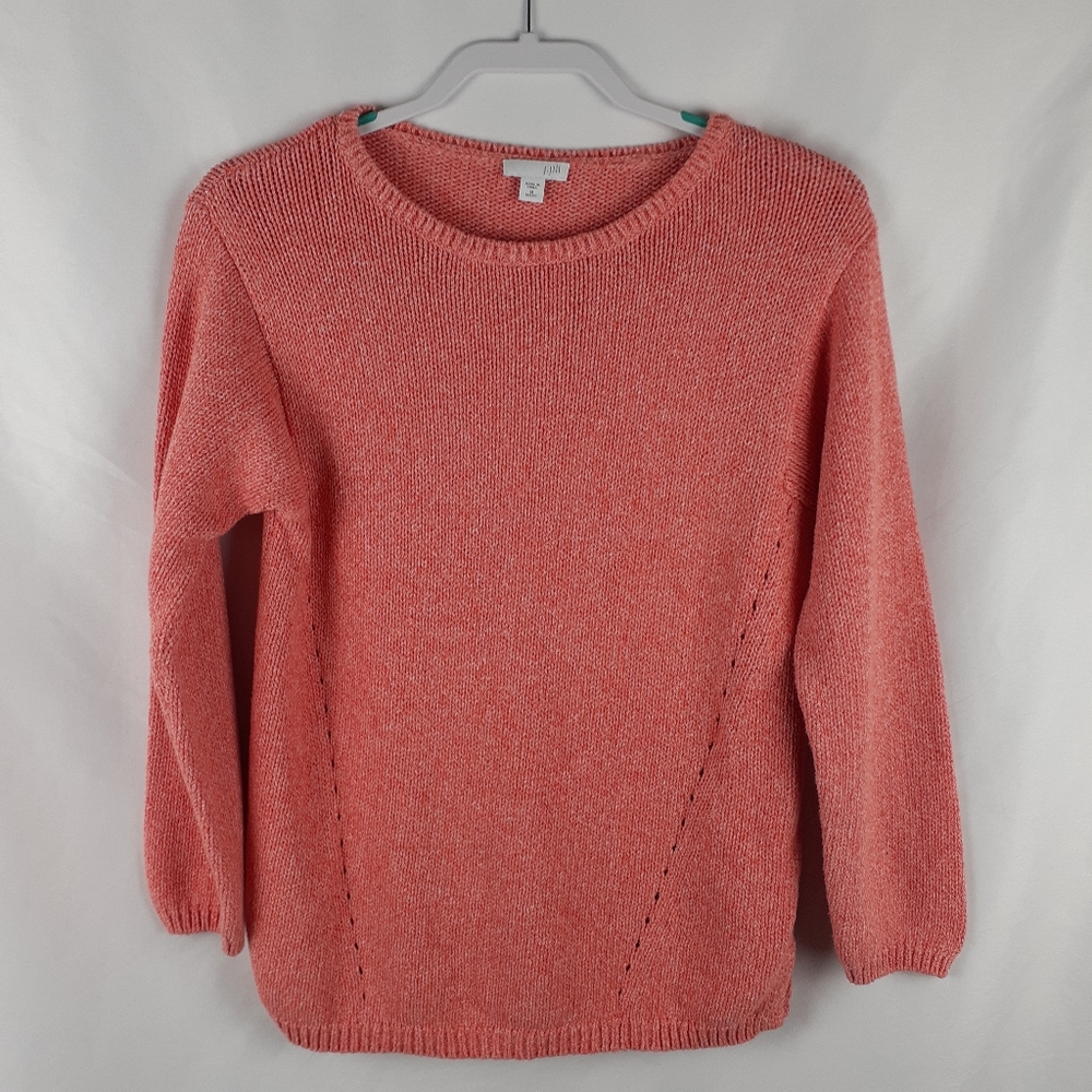 J. Jill missy 100%cotton knit sweater size medium